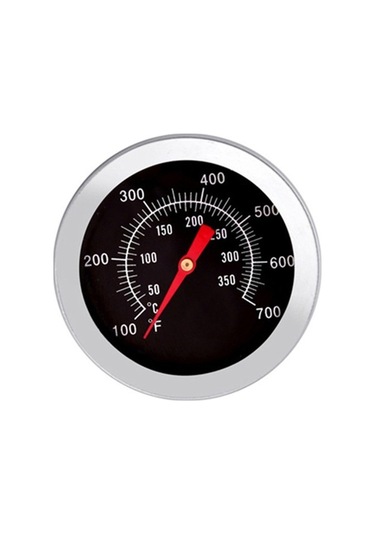 Ganzhoushop Termometre Sıcaklık Paslanmaz Ölçüm Izgara Fırın Çelik Barbekü Barbekü Aleti Fi