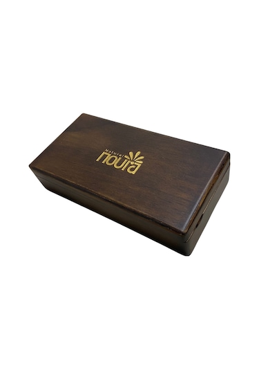 Noura Natural Hediyelik Lüks Ahşap Çay Kutusu 40’lı