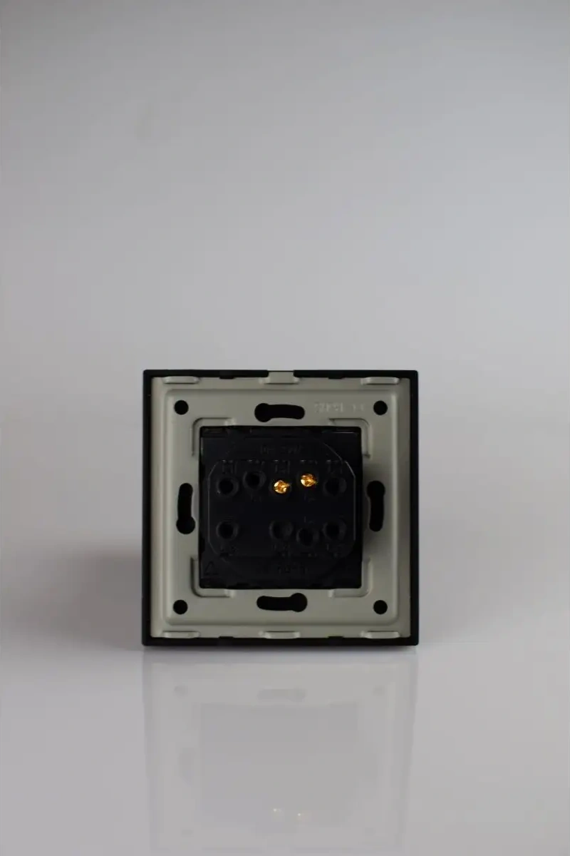 Vo'stabl Siyah Tek Tuşlu Aydınlatmasız Işık Anahtarı 153855205