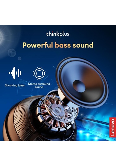 Lenovo Ts5 Bluetooth 5.3 Hoparlör Subwoofer Taşınabilir Oynatıcı Surround Ses Hoparlör Açık Uzun Dayanıklılık Hoparlör