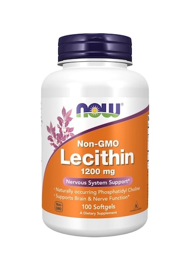 Now Lecithin 1200 Mg 100 Softgels
