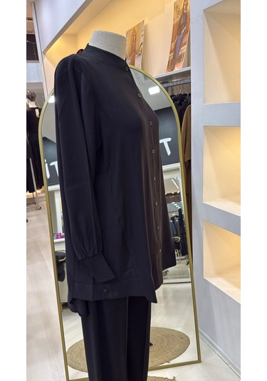 İnvee Elsa Gömlek Siyah 7221 Siyah