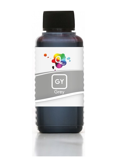 QC Epson EcoTank L8180 Uyumlu Yazıcı Mürekkebi 100ml GY Grey Gri Dye