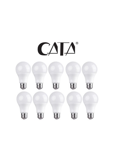 Ct-4277 9w Led Ampul Beyaz Işık 740lm 6500k 10 Adet