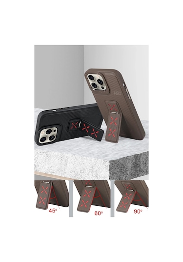 İphone 15 Hbc-248 Lima Standlı Kapak - Lacivert