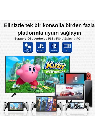 Telefon Switch Dönüştürücü Bluetooth Oyun Kolu Gamepad D9