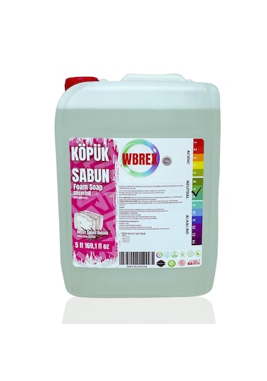 Wbrex Gliserinli Köpük Sabun 5 L