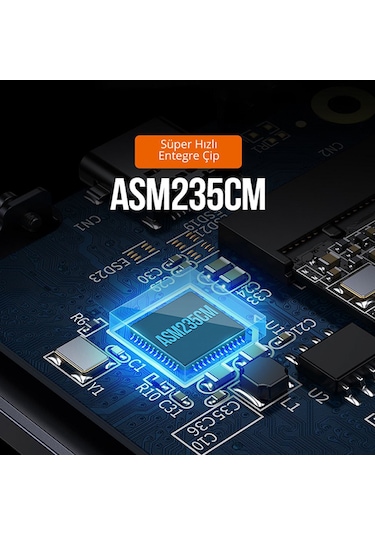Ugreen USB 3.1 Gen 2 10Gbps Harici Taşınabilir M.2 NVME SSD 1 TB