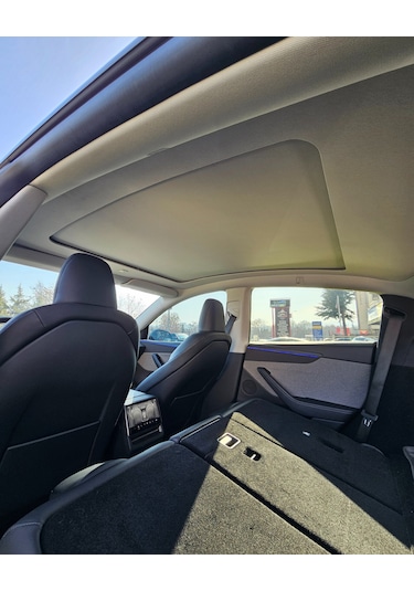 ÇAMKIRAN Tesla Model Y Juniper 2025 Uyumlu Elektrikli Tavan Perdesi