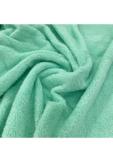 Mulberry Wellsoft Peluş Polar Televizyon Battaniyesi Çift Kişilik 220x230 Mint Yeşili