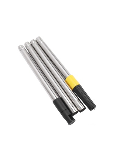 Fosenze Stainless Steel Çekirdekli Boya Roller Uzatma Kolu, 115cm Uzayabilir, Bölünebilir, Temizlik Ve Boyama Aracı