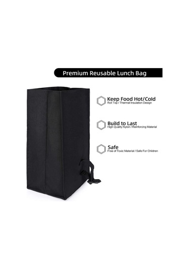 Yetişkinler, Erkekler, Kadınlar, Gençler Ve Çocuklar İçin Yeniden Kullanılabilir Öğle Yemeği Kutusu, Büyük Yalıtımlı Öğle Yemeği Kutusu, Okul İçin Öğle Yemeği Çantası Çok Renkli