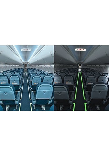 Kosona Fosforesan Yeşil Band 10m X 2.54cm - Merdiven, Duvar, İhbar İşaretleri İçin, 6-8 Saat Parlar, Su Geçirmez, Kalıcı Yapışkan Diğer