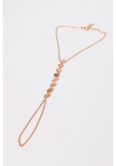 925 Ayar Gümüş Şahmeran Rose Zirkon Taşlı Pullu Şahmeran Barcode Beyaz - Rose Gold