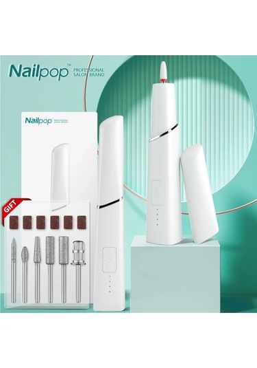 Jialan Nailpop Elektrikli Tırnak Matkap Makinesi Seti Manikür