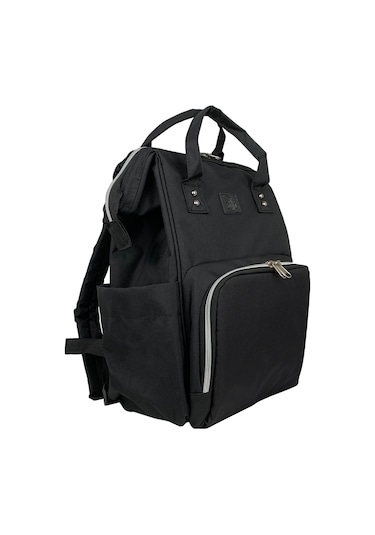 Stylo Star Anne Bebek Bakım Sırt Çantası + Termos Çanta Siyah