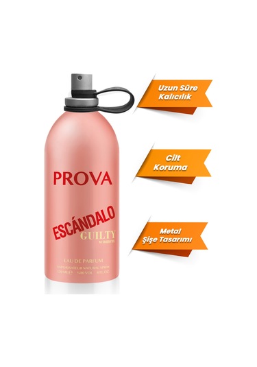 Prova Escandalo Guilty EDP Çiçeksi Narenciye Kadın Parfüm 120 ML