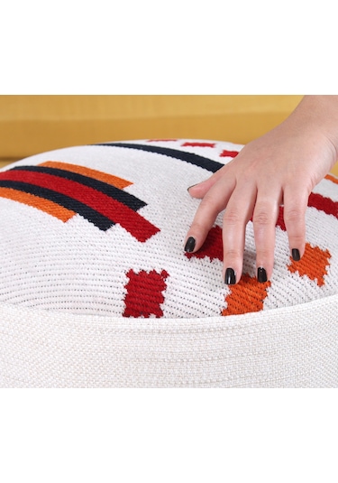 Lorencehome Farm Kilim Puf - Efes