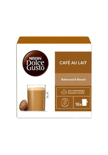Nescafe Dolce Gusto Coffee Cafe Au Lait 16 Kapsül