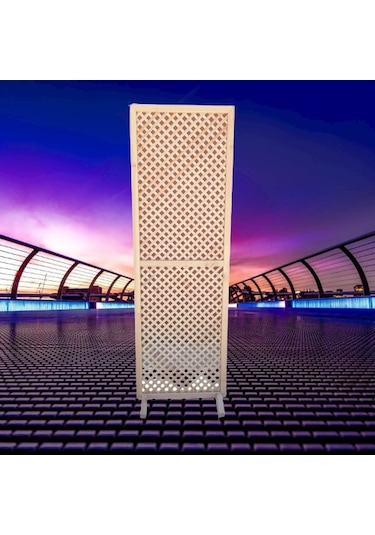 ahşap paravan seperatör 65*200