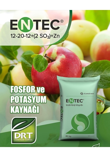 Entec 12+20+12+zn+so3 Akıllı Yavaş Salınımlı Granül Gübre 1 Kg