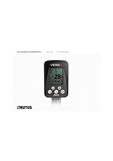Rutus Versa Dedektör 28cm Dd Başlık İle