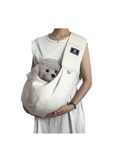 Hangfox Kedi Köpek Taşıma Çantası - Tek Omuzlu Çapraz Çekmeli, Boyut Ayarlanabilir, Dayanıklı Poliester Pamuk, Seyahat Ve Dışarı Çıkışlar İçin Uygun Koyu Gri