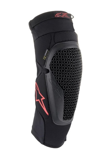 Alpinestars Bionic Flex Diz Koruma Siyah Kırmızı Çok Renkli