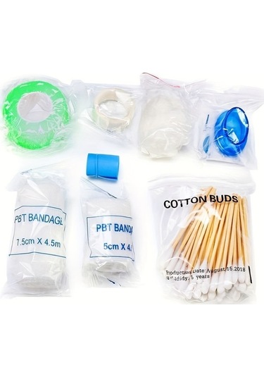 Novahub 300 Parçalık Su Geçirmez İlk Yardım Çantası - Ev, Ofis, Kamp İçin Çok Renkli Pratik, Kullanışlı Çok Renkli