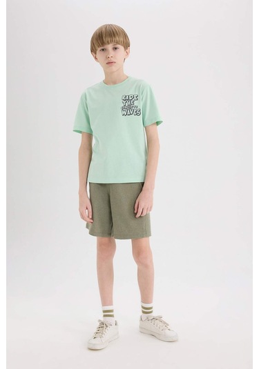 DeFacto Erkek Çocuk Waffle Şort E6891A825SMKH447