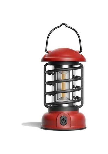 Funtree Kablosuz Kamp Lambası Kademesiz Karartma Açık Hava Retro Çadır Işığı Ev Atmosfer Kırmızı Kırmızı