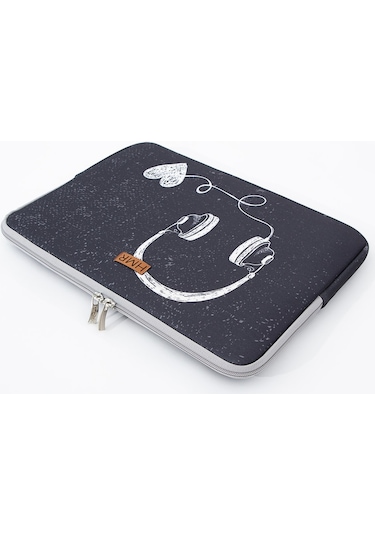 Music Easy Case 15 İnç Laptop Çantası Notebook Kılıfı