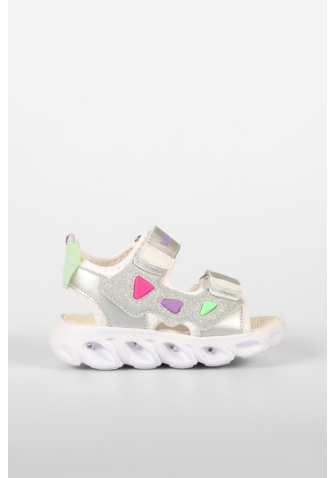 Vicco Hilda Kız Çocuk Işıklı Sandalet Beyaz