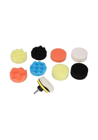 Besthome1 3 İnç Araba Cilalama Seti: Köpük Ve Yün Pedler, Parlatma, Cilalama Ve Koruma