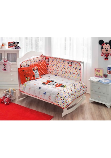 Taç Disney Minnie Sketc PamukUyku Seti Çok Renkli
