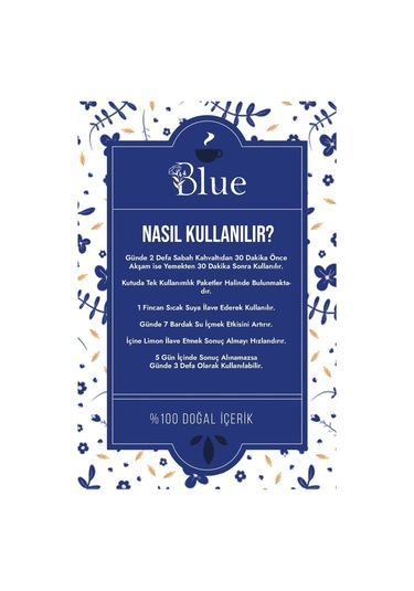 Blue Skin Care Karışık Bitki Çayı 30'lu