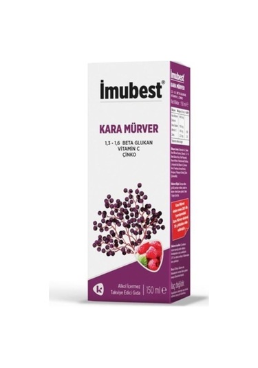 İmubest Kara Mürver Şurup 150 Ml Skt:02/2026