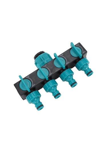 Ganzhoushop Rg Hortumu Hortum Dayanıklı Boru Bahçe Ayırıcı Abs 4'lü Set 1'i Bx - Su Geçirmez Kaliteli