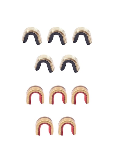 Siyah Yay Dize Nock Noktaları Pirinç Malzeme Tutarlı Ok Konumu