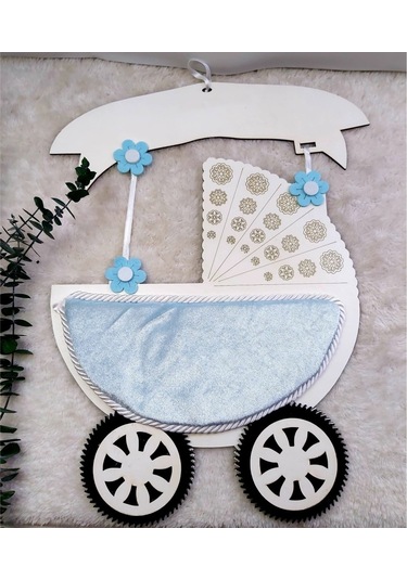 Puset Araba Bebek Odası Kapı Süsü Çok Renkli