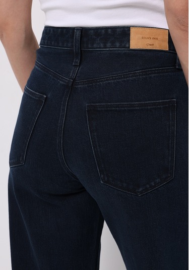 Colins Regular Fit Yüksek Bel Geniş Paça Kadın Koyu İndigo Jean Pantolon Cl1076564 Q1.v1 Dn01858 Denim Colins Regular Fit Yüksek Bel Geniş Paça Kadın Koyu İndigo Jean Pantolon Cl1076564 Q1.v1 Dn01858 Denim