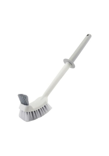 Gri Tuvalet Fırçası Uzun Saplı Çift Taraflı Kıllar Duvar Asılı Delik Modern Çok Fonk Kir Temizleme Klozet Tuvalet Fırçası 55832999