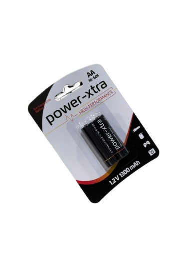 Power-xtra Aa 1300mah 1.2v Ni-mh Şarj Edilebilir Pil - 2'li Blister