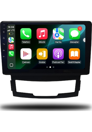 Caros Ssangyong Korando 2011-2013 Uyumlu Android Multimedya 4gb Ram 32gb Hafıza 9"