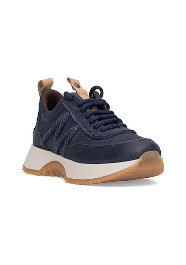 Mammamia D25ka-3700 Kadın Hakiki Nubuk Deri Casual Ayakkabı Lacivert Lacivert