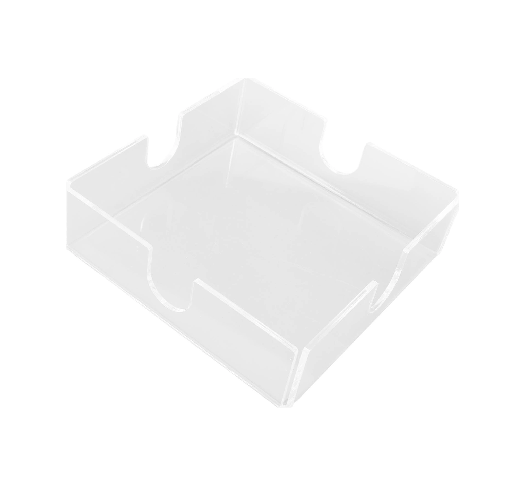 Geeroyoo Akrilik Masa Üstü Peçete Tutucu - Şeffaf, Dayanıklı, U-şekilli Açılışlı - Mutfak, Banyo, Restoran, Bar İçin Pratik Organizer Diğer