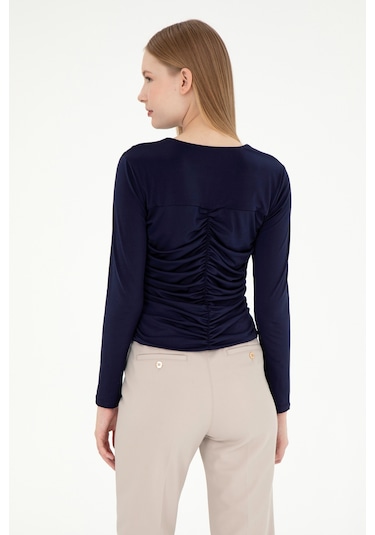 U.S. Polo Assn. Kadın Lacivert Bisiklet Yaka Sweatshırt 50291561-VR033 U.S. Polo Assn. Kadın Lacivert Bisiklet Yaka Sweatshırt 50291561-VR033