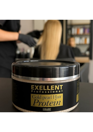 Exellent Professıonal Gold Pearl Hair Protein
