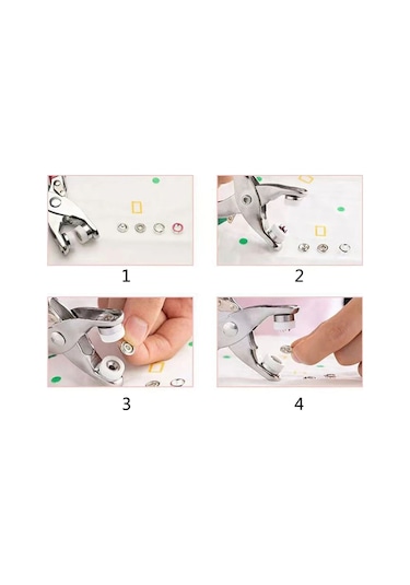 Metal Çıt Çıtlı Düğme Pensesi Ve Düğme Aparatları Gömlek, Elbise Kıyafet Düğme Aparatı