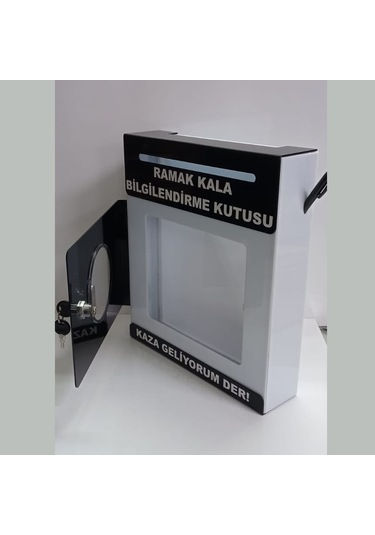 Siyah Pleksi A-4 Ramak Kala Kutusu